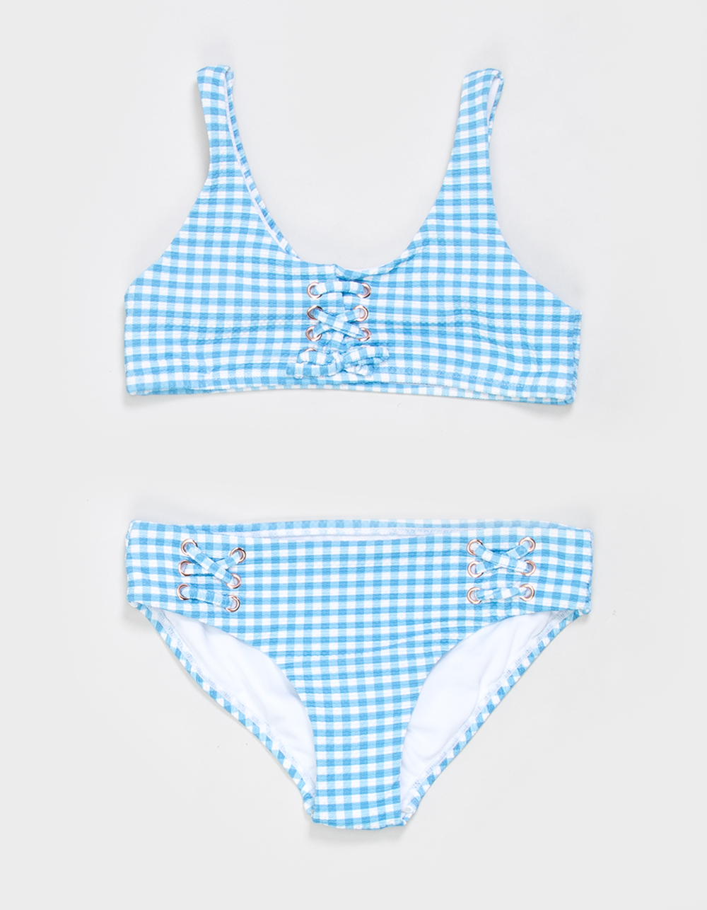 RAISINS Saltwater Bae Girls Bralette Bikini Set - BLUE