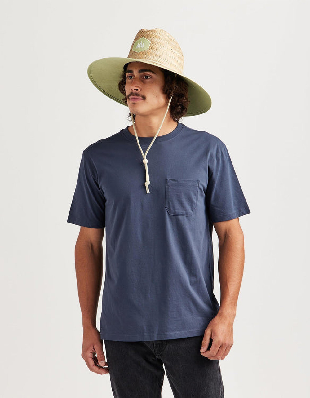 HEMLOCK HAT CO. Pistachio Straw Lifeguard Hat - SAGE