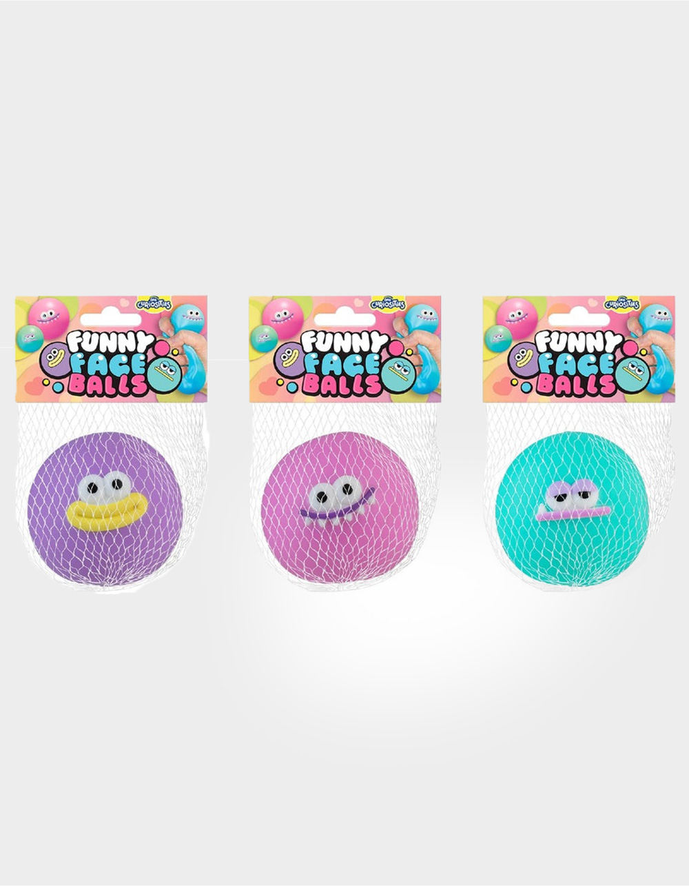ORB Funny Face Assorted Squish Balls - ASST