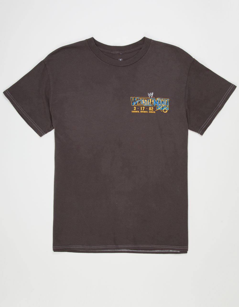 WWE Wrestlemania 2002 Mens Tee - BROWN