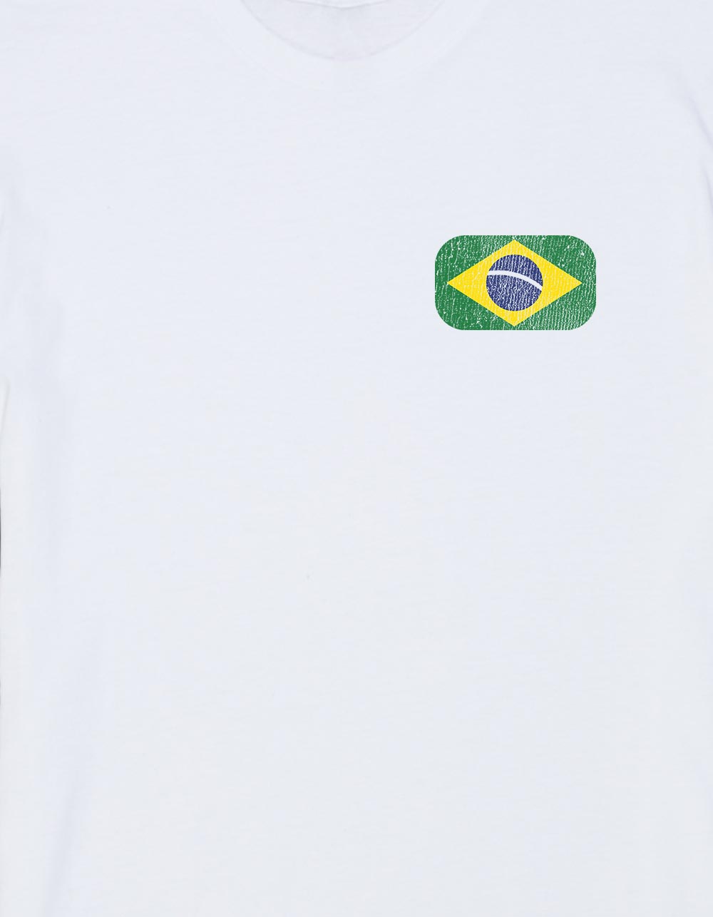 BRAZIL Beach Soccer Unisex Tee - WHITE