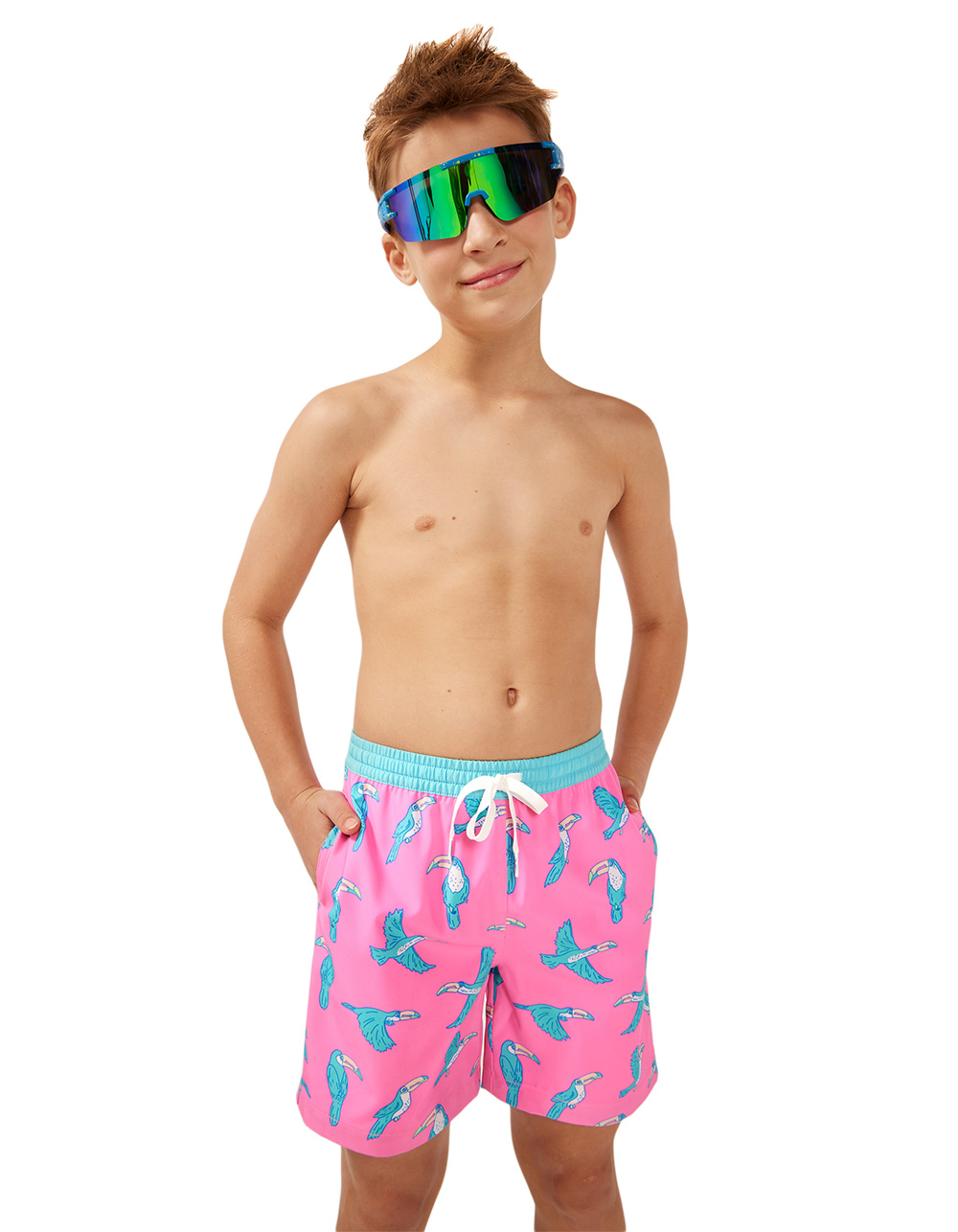 CHUBBIES The Toucan Do Its Boys 5.5'' Volley Shorts - PINK