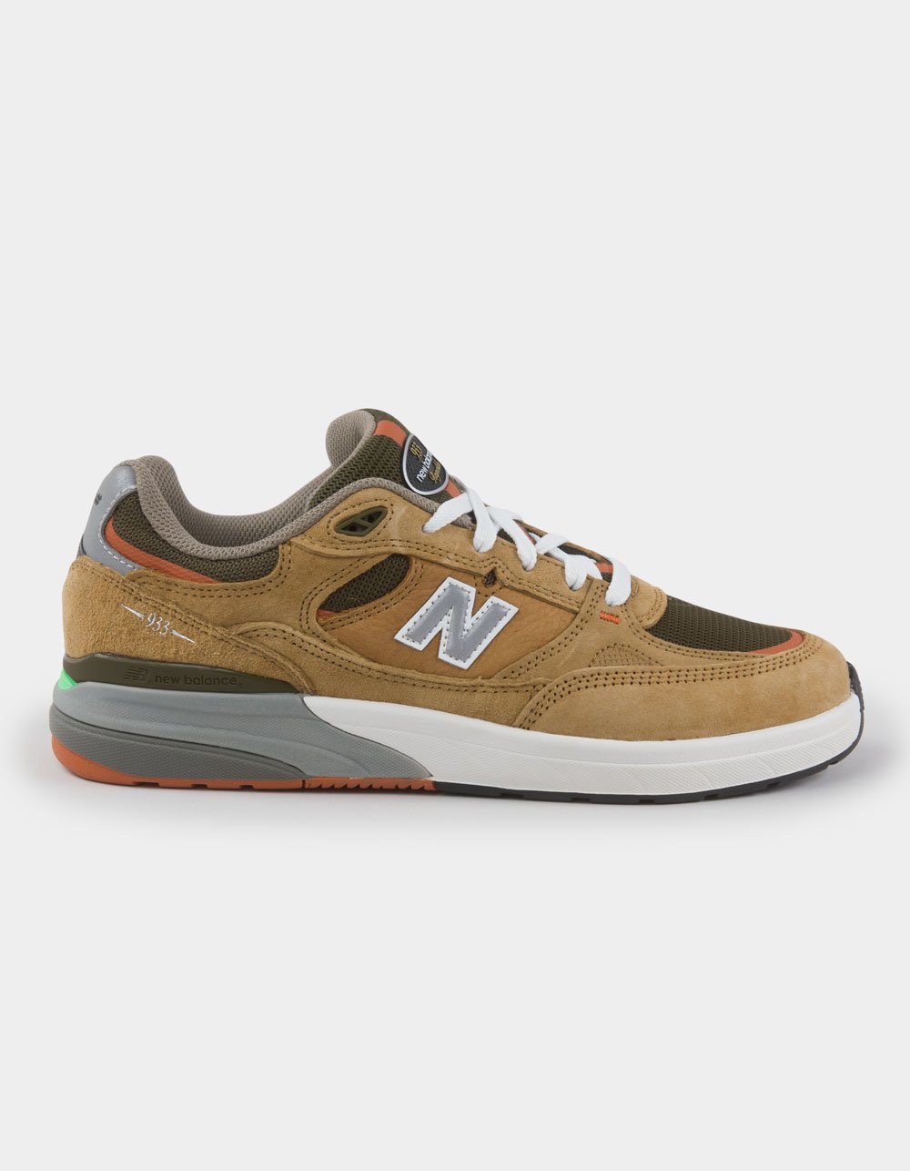 NEW BALANCE Numeric Andrew Reynolds 933 Mens Skate Shoes - BROWN COMBO