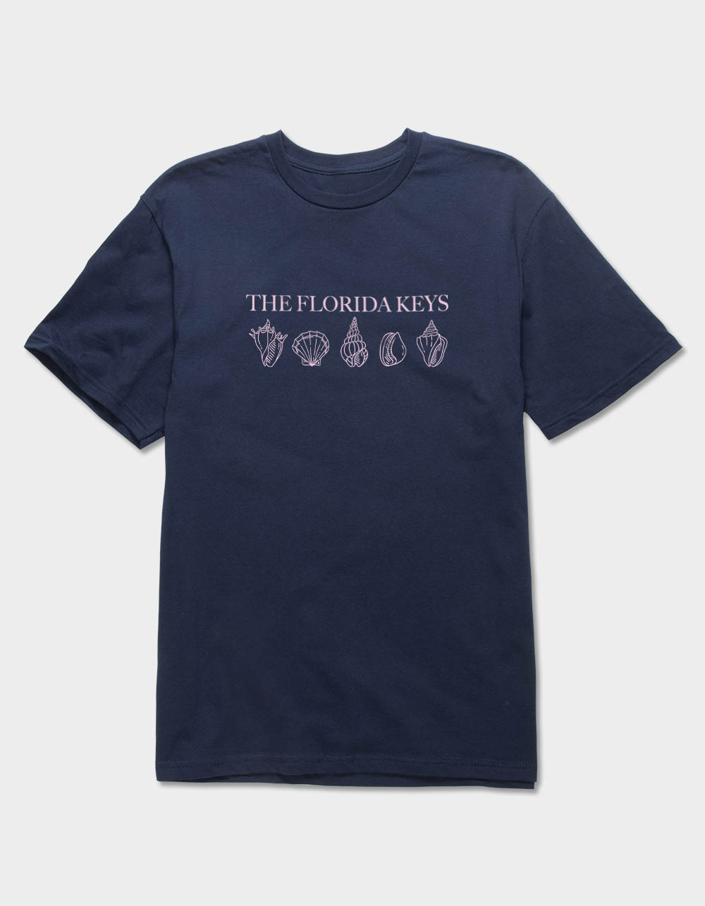 FLORIDA Keys Shells Unisex Tee - NAVY