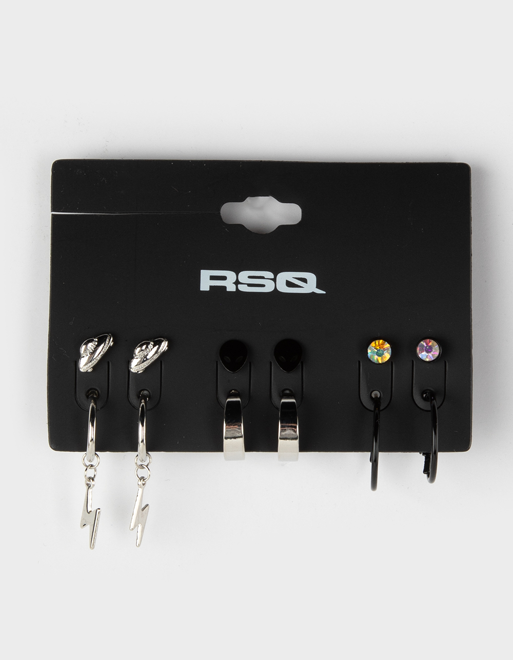 RSQ 6 Pack Hoop Alien Earring Set