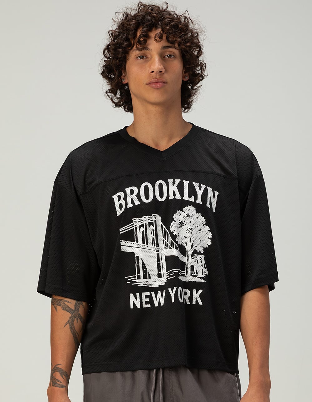 RSQ Mens Mesh Jersey - BLACK