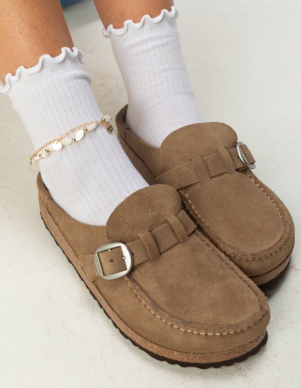 BIRKENSTOCK Buckley Womens Clogs - TAUPE