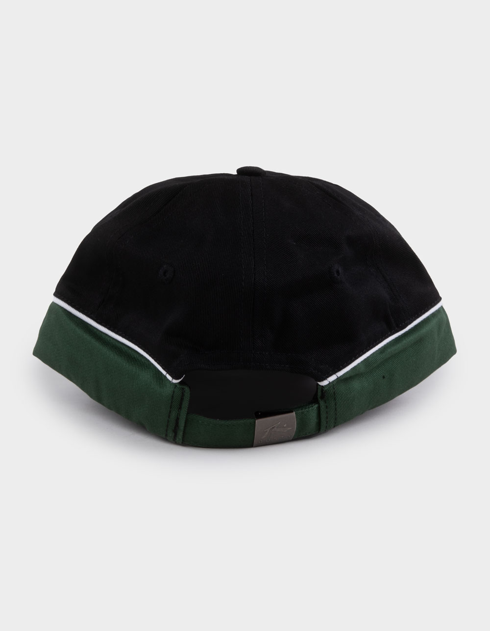 RUSTY Double Dip Dad Cap Strapback Hat - BLACK COMBO