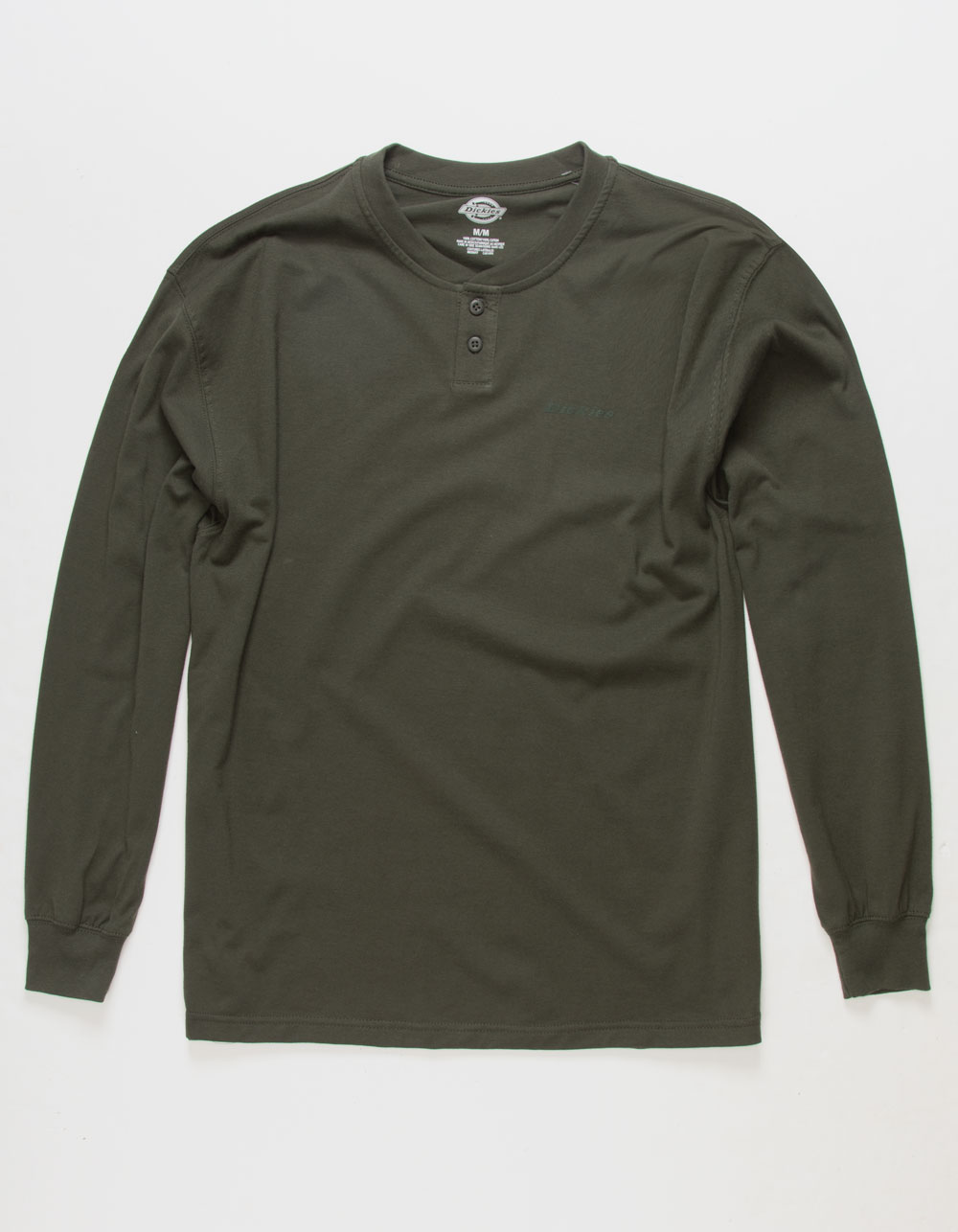 DICKIES Mens Henley Tee OLIVE Tillys
