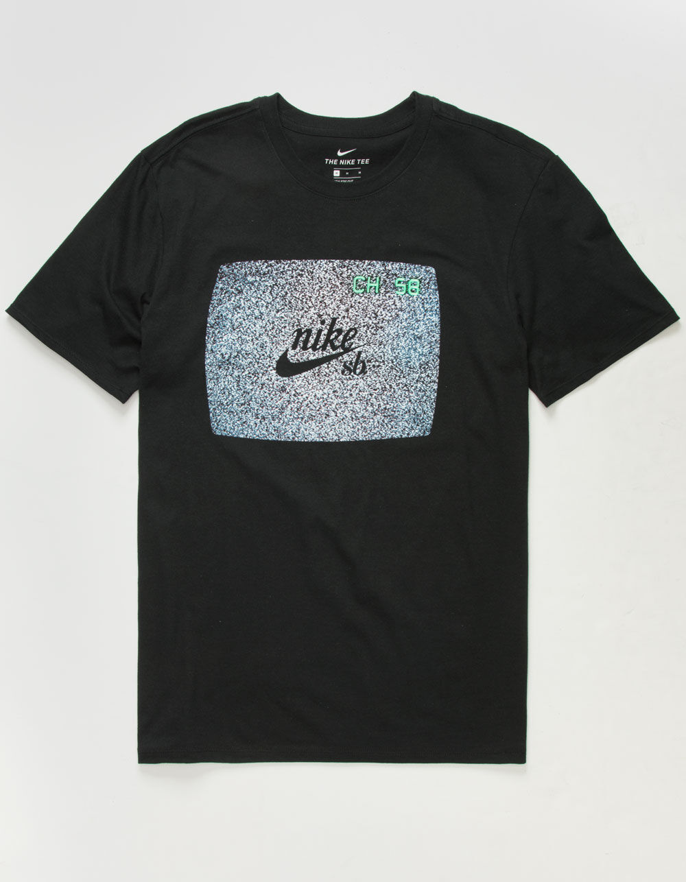 NIKE SB Channel 58 Mens T-Shirt - BLACK 