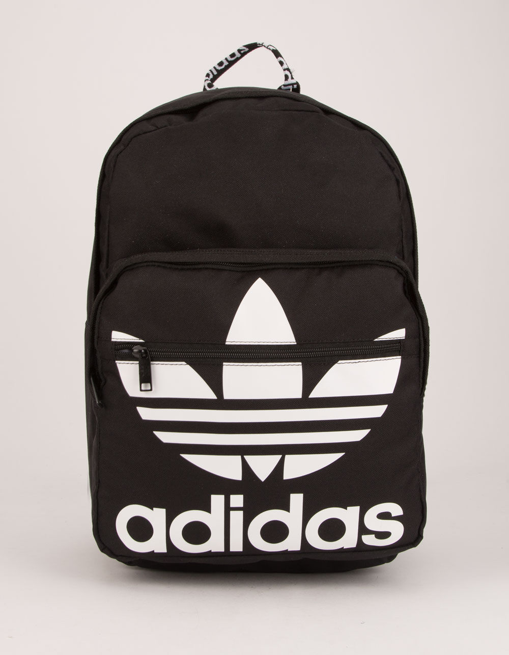 ADIDAS Trefoil Pocket Black & White Backpack - BLK/WHT | Tillys