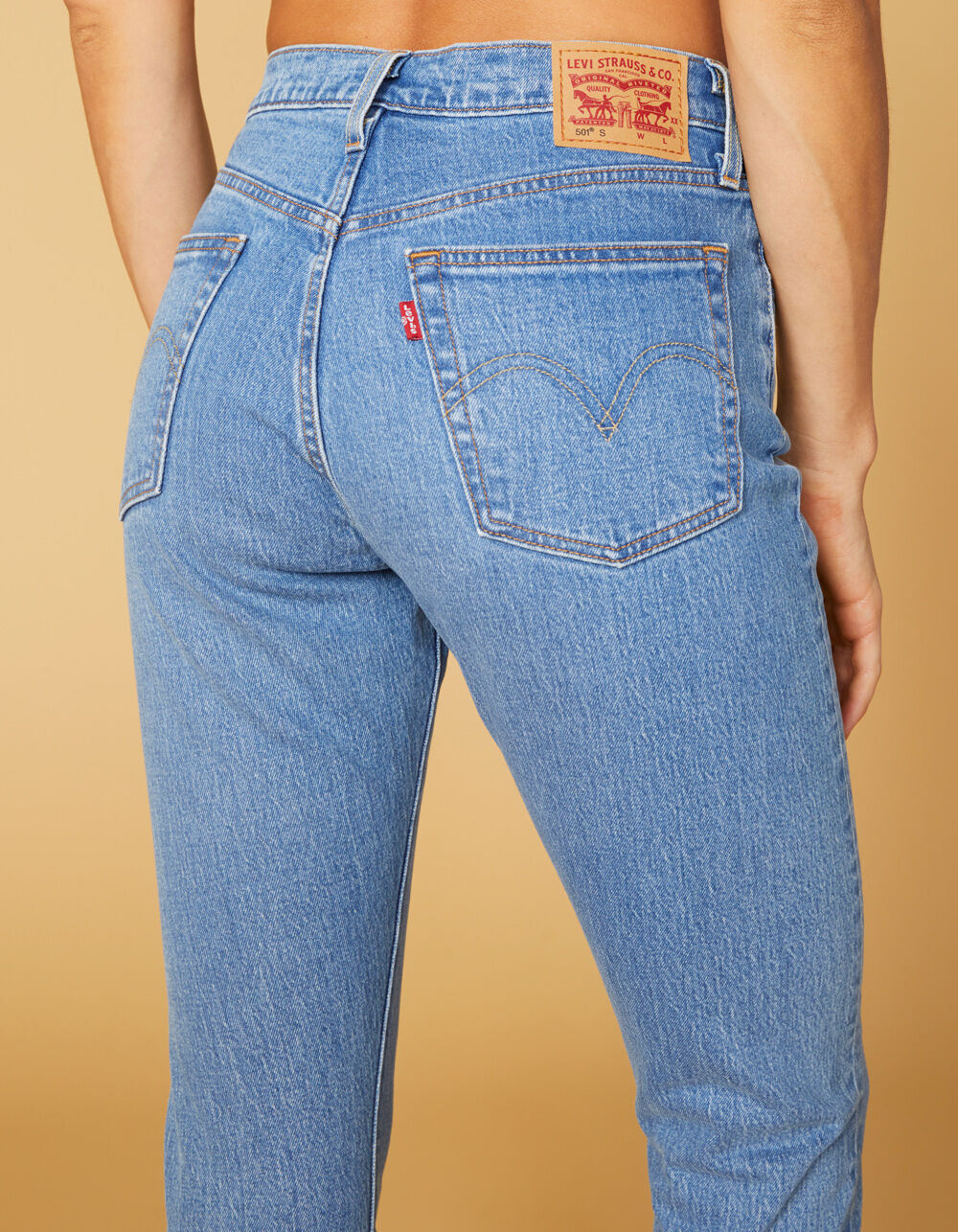 LEVI'S 501 Jive Love Womens Skinny Jeans image number 1
