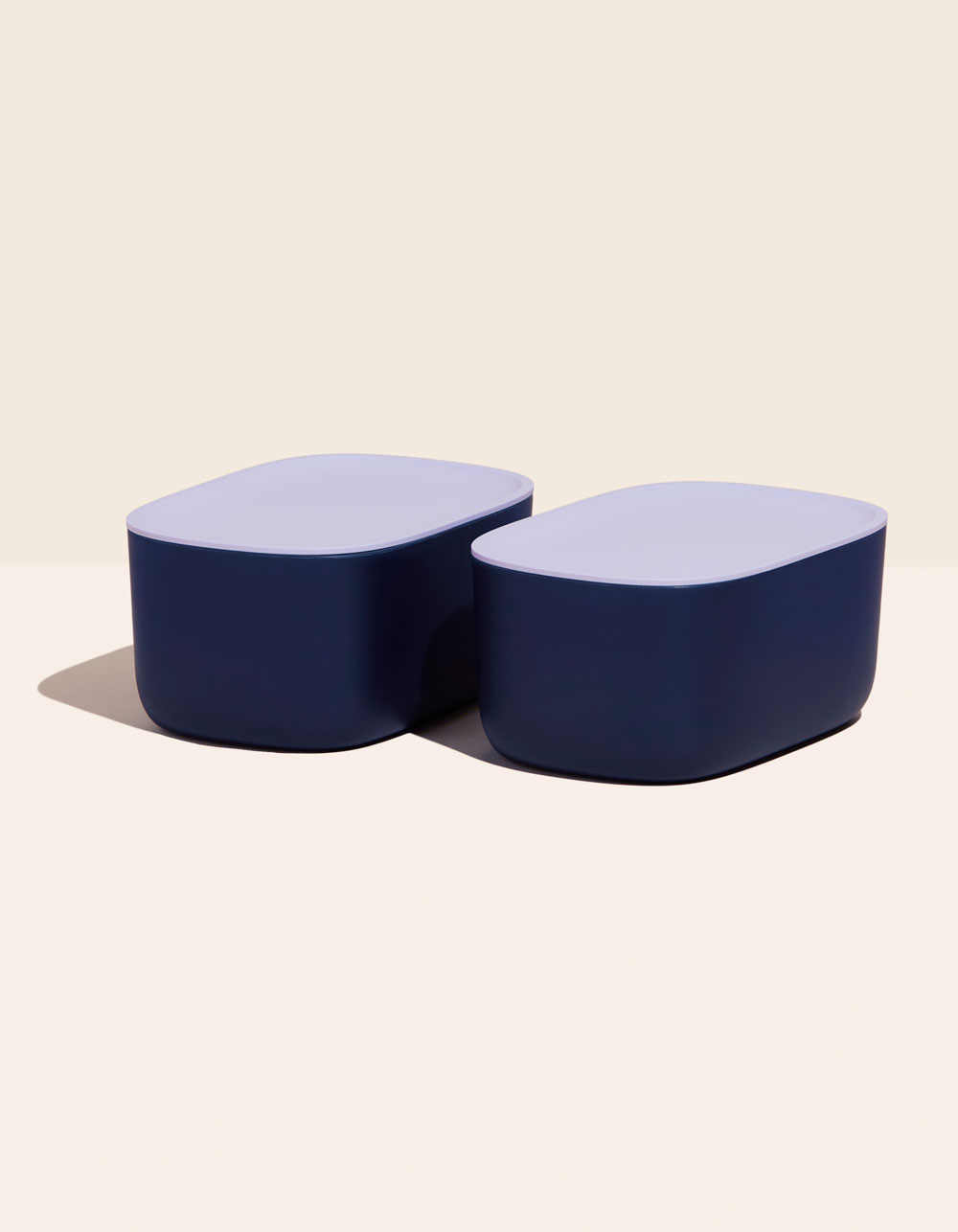 OPEN SPACES Small Storage Bins - Set of 2 - NAVY
