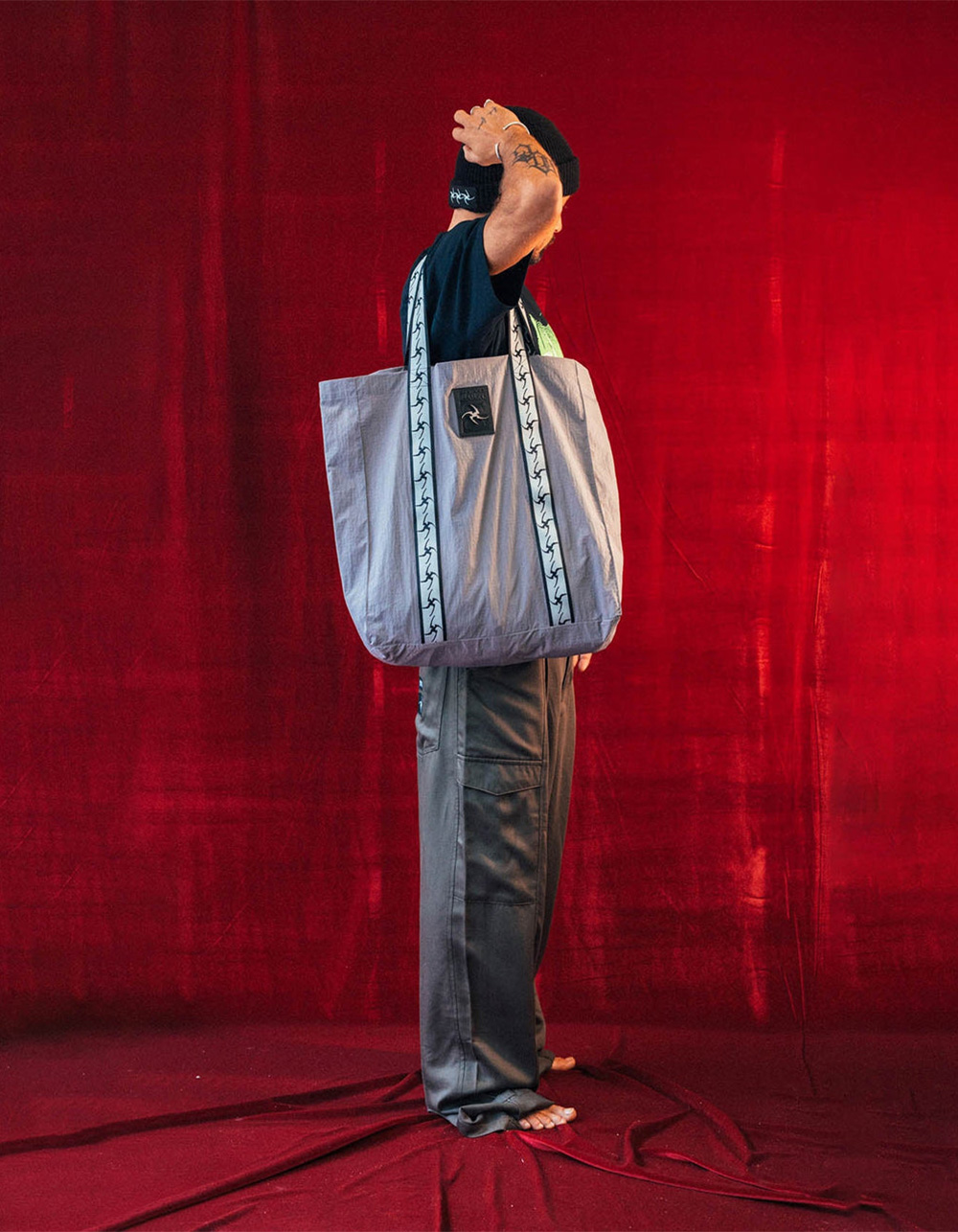 FORMER Dion Tote Bag - GRAY COMBO