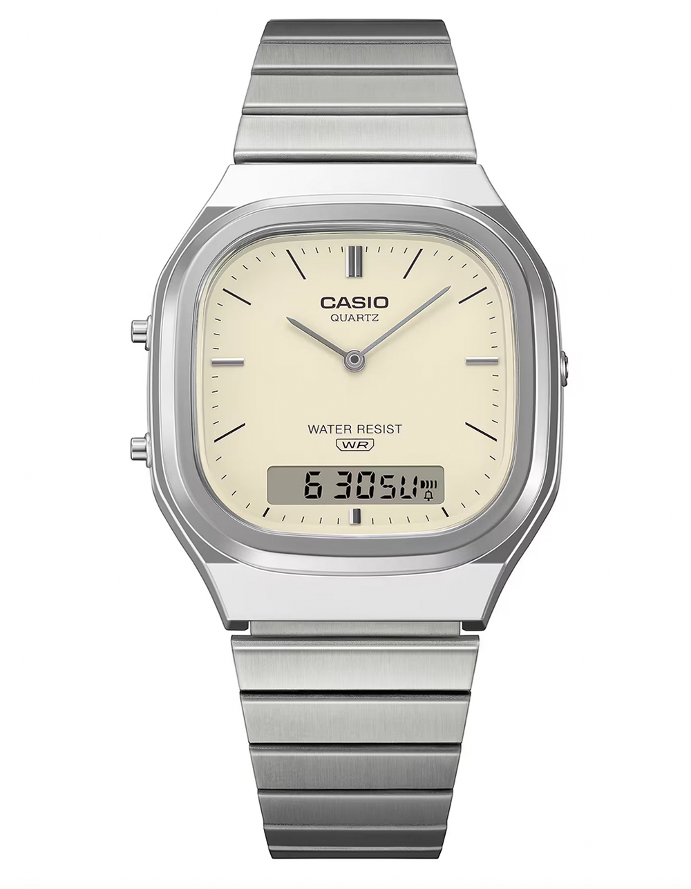 CASIO AQ240E-7A2 Watch - WHT/SILVER