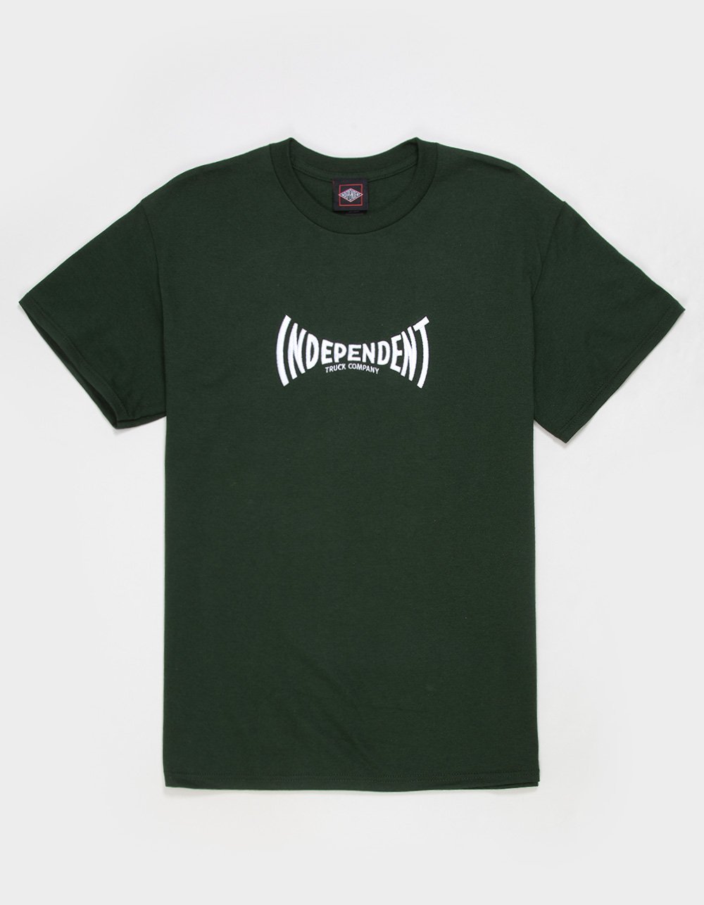 INDEPENDENT Embroidered Span Mens Tee - FOREST