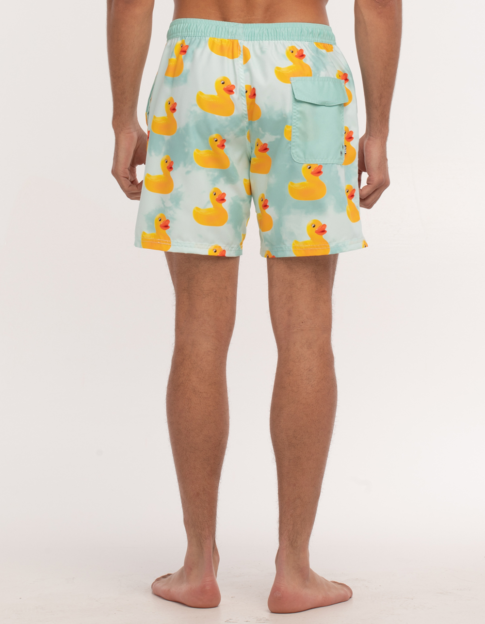 NEFF Ducky Glacier Volley Shorts - SILVER | Tillys