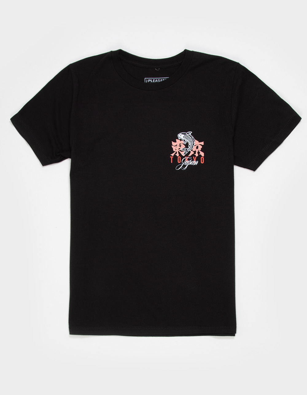 PLEASANT GETAWAY Tokyo Racing Boys Tee - BLACK
