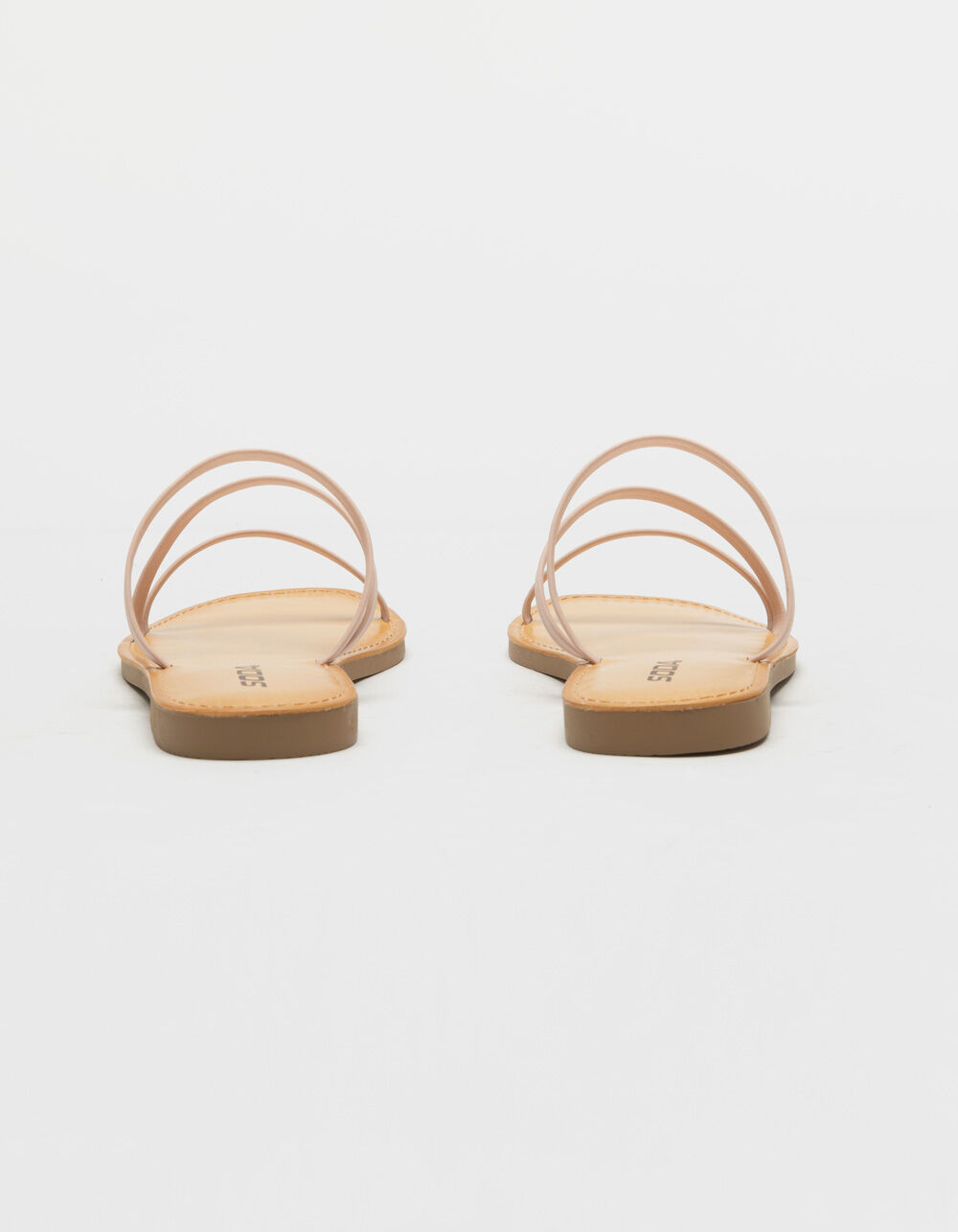 SODA Strappy Womens Mauve Slide Sandals - MAUVE | Tillys