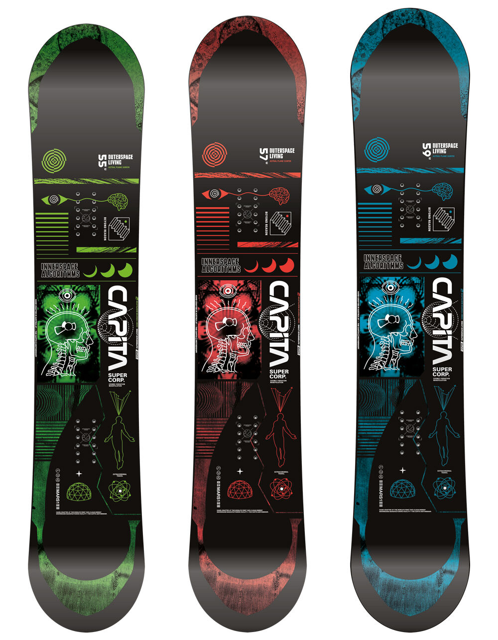 CAPITA Outerspace Living Wide Snowboard MULTI Tillys