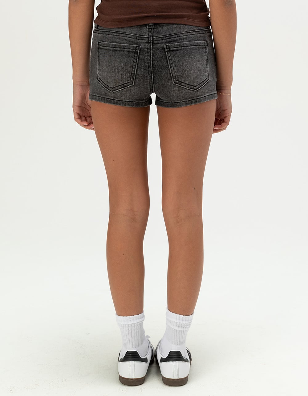 RSQ Girls Micro Shorts - WASHED BLACK