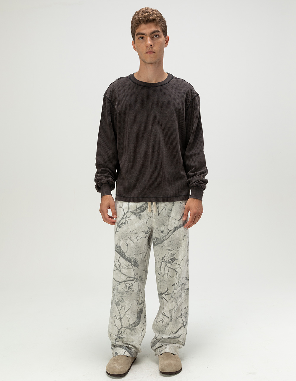 RSQ Mens Pajama Pants - GRAY CAMO