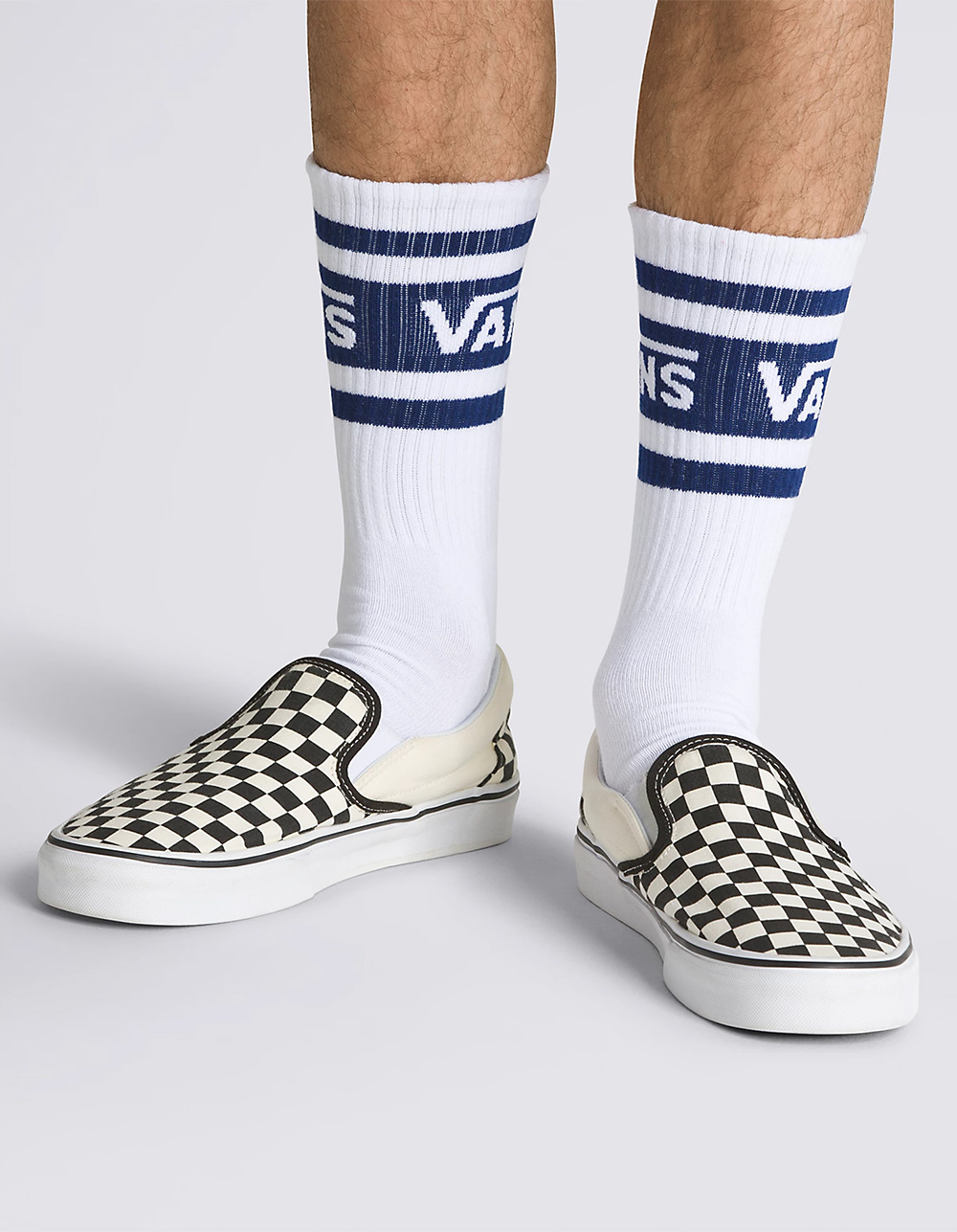 VANS Drop V Mens Crew Socks - WHITE COMBO | Tillys