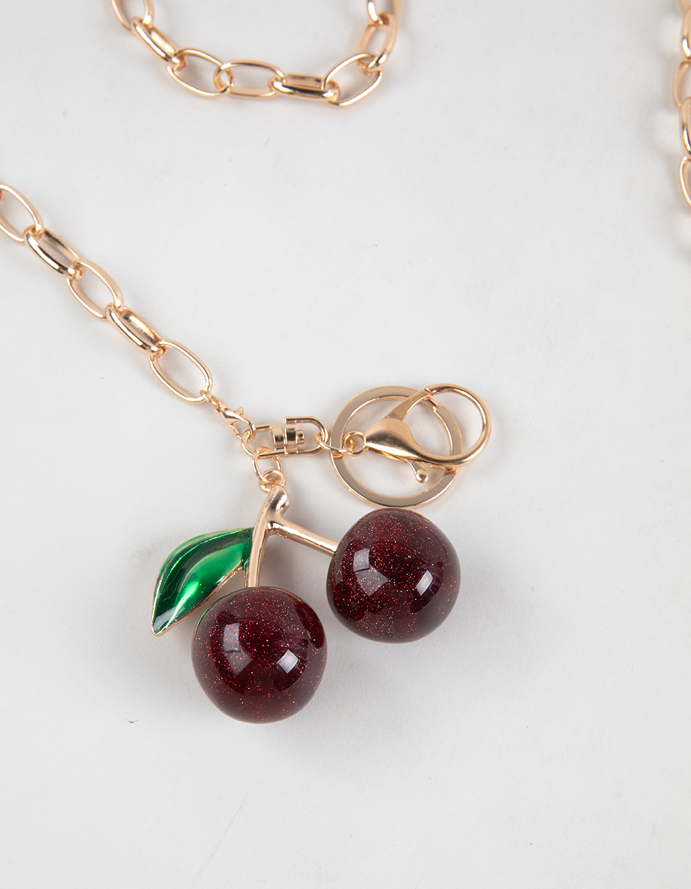 FULL TILT Cherry Bag Chain - GOLD
