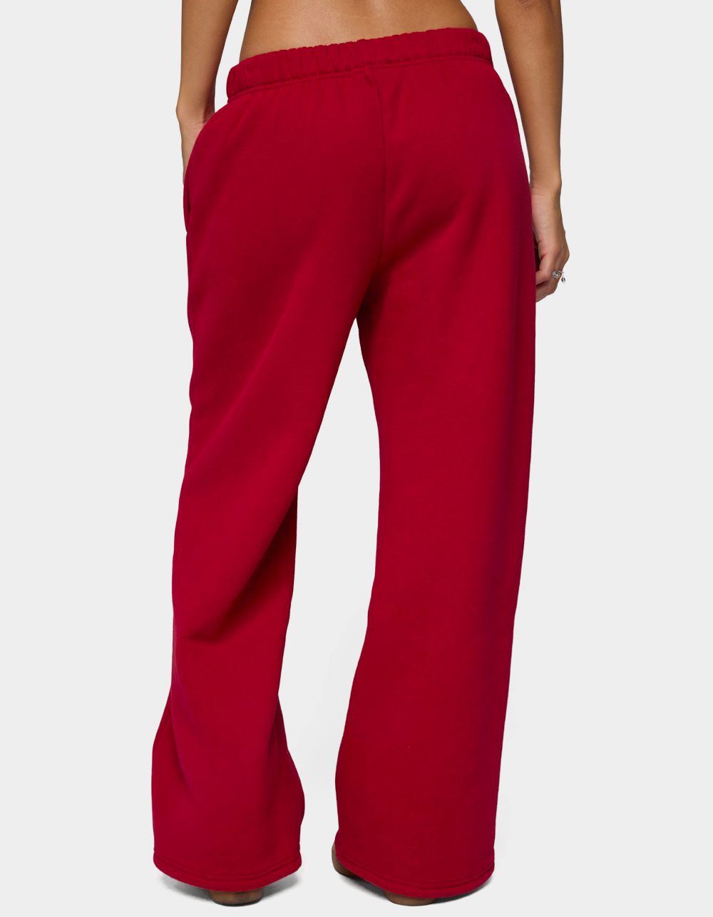 EDIKTED Los Angeles Sweatpants - RED