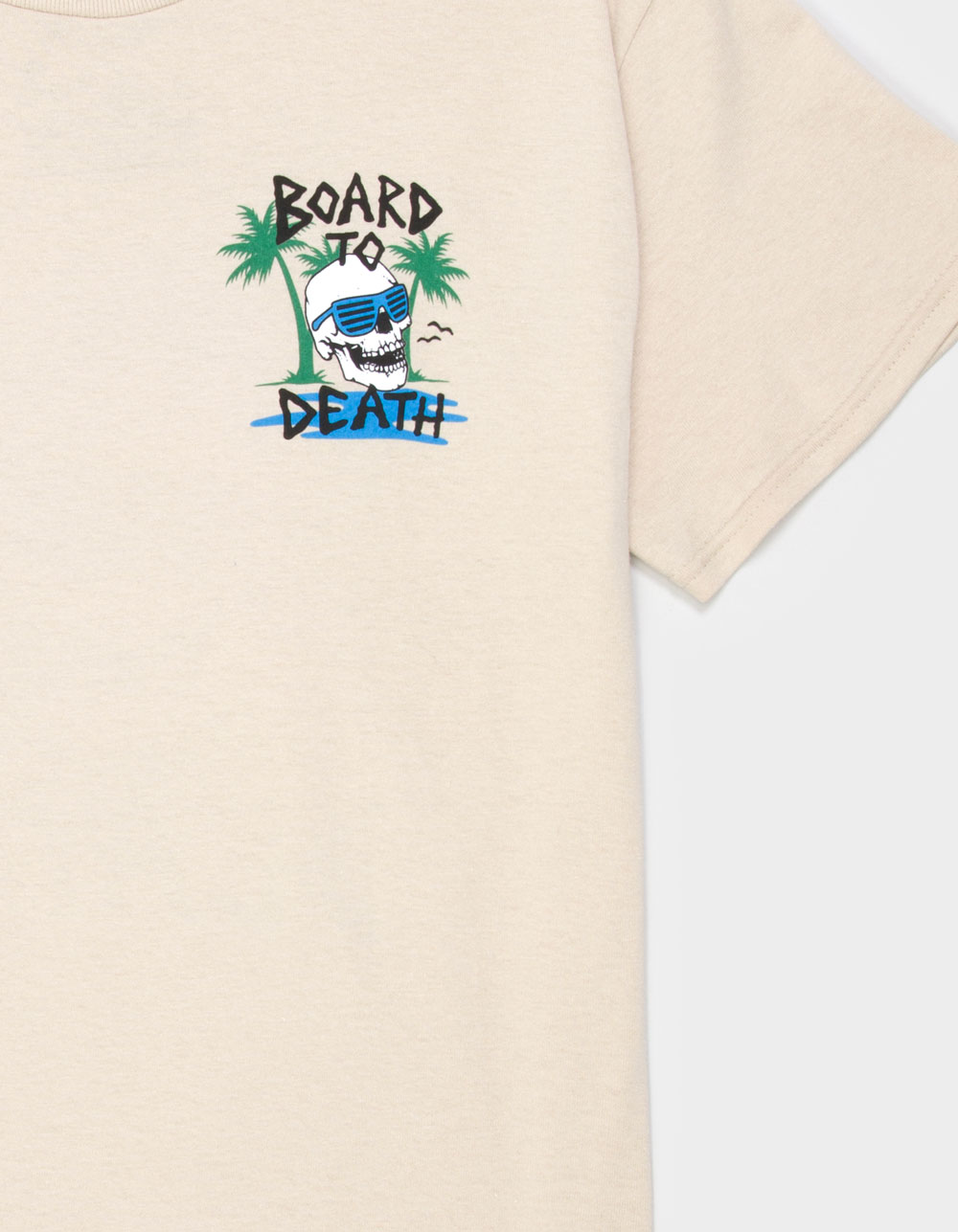 RIOT SOCIETY Board To Death Boys Tee - SAND