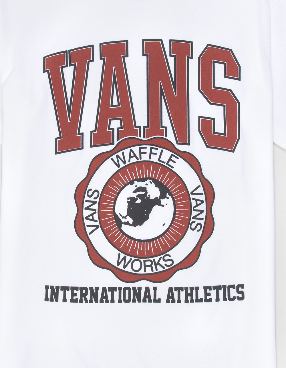 VANS International Athletics Mens Loose Tee - WHITE