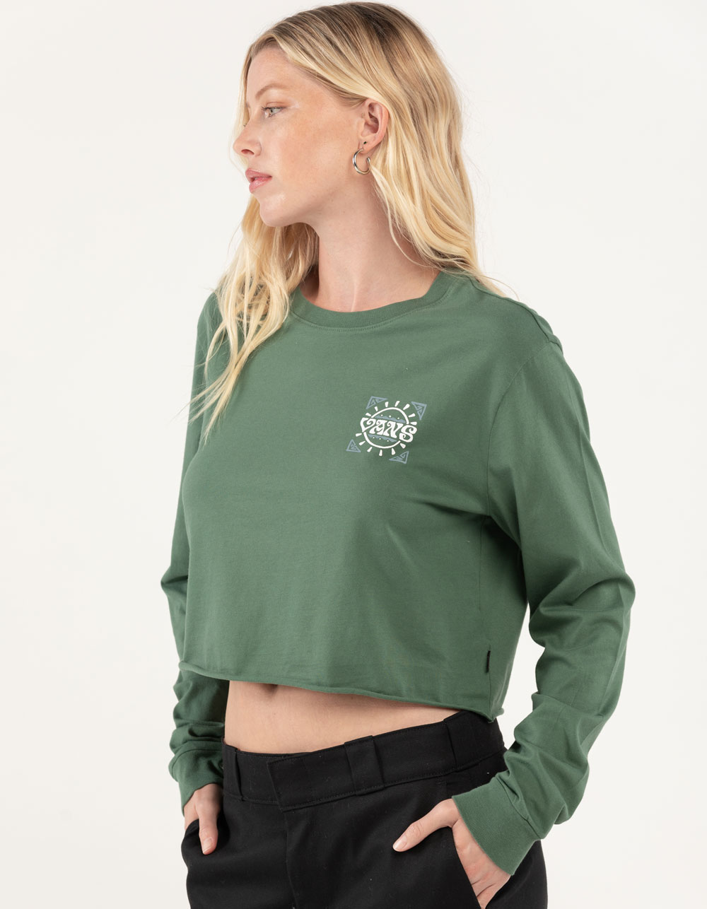 VANS Colima Womens Oversized Tee - SPRUCE | Tillys
