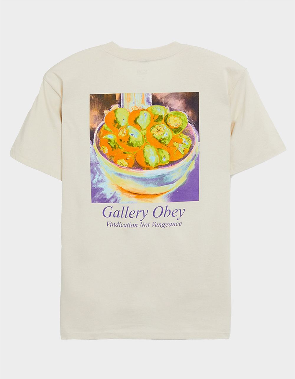 Obey Gallery Mens Tee - CREAM
