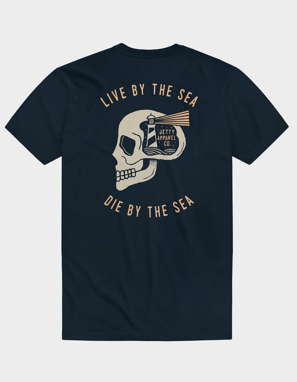 JETTY Skullhouse Mens Tee - NAVY