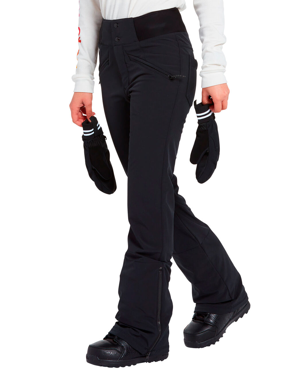 Battle Stretch HR Womens Snow Pants BLACK Tillys