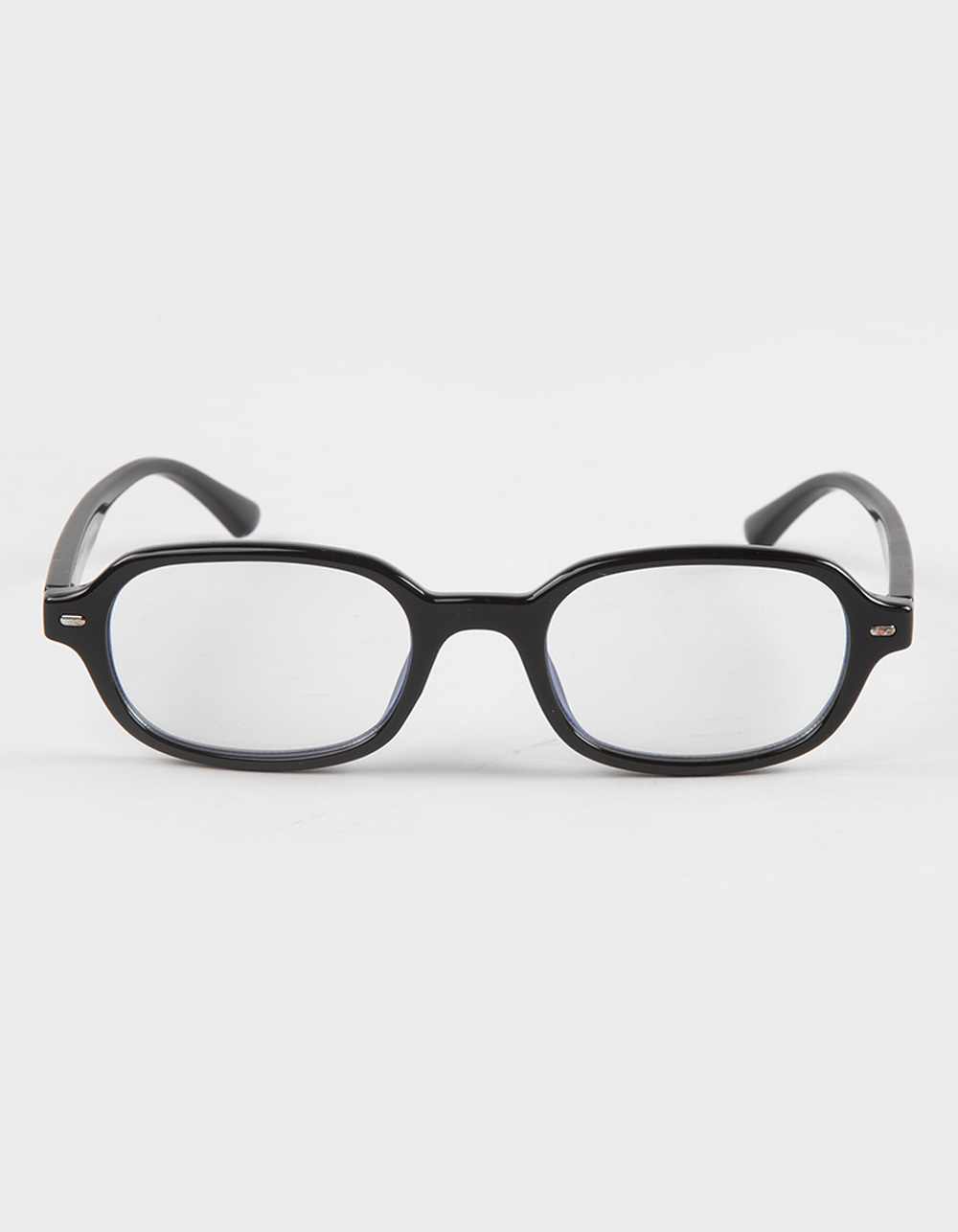 RSQ Rectangle Blue Light Glasses - BLACK