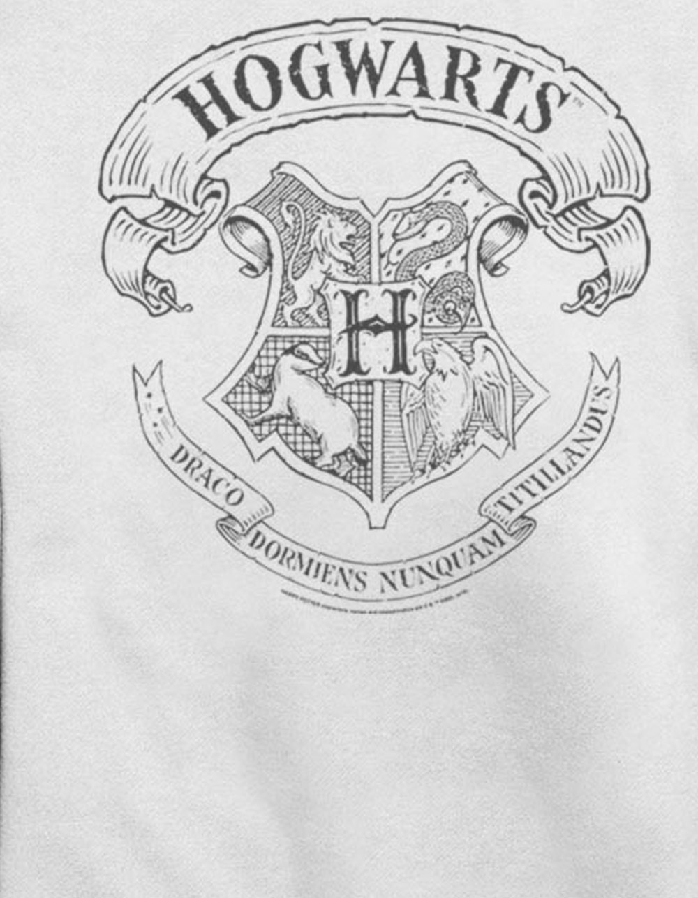 Crest Sweatshirt Crewneck WHITE Tillys Unisex | POTTER - HARRY Hogwarts