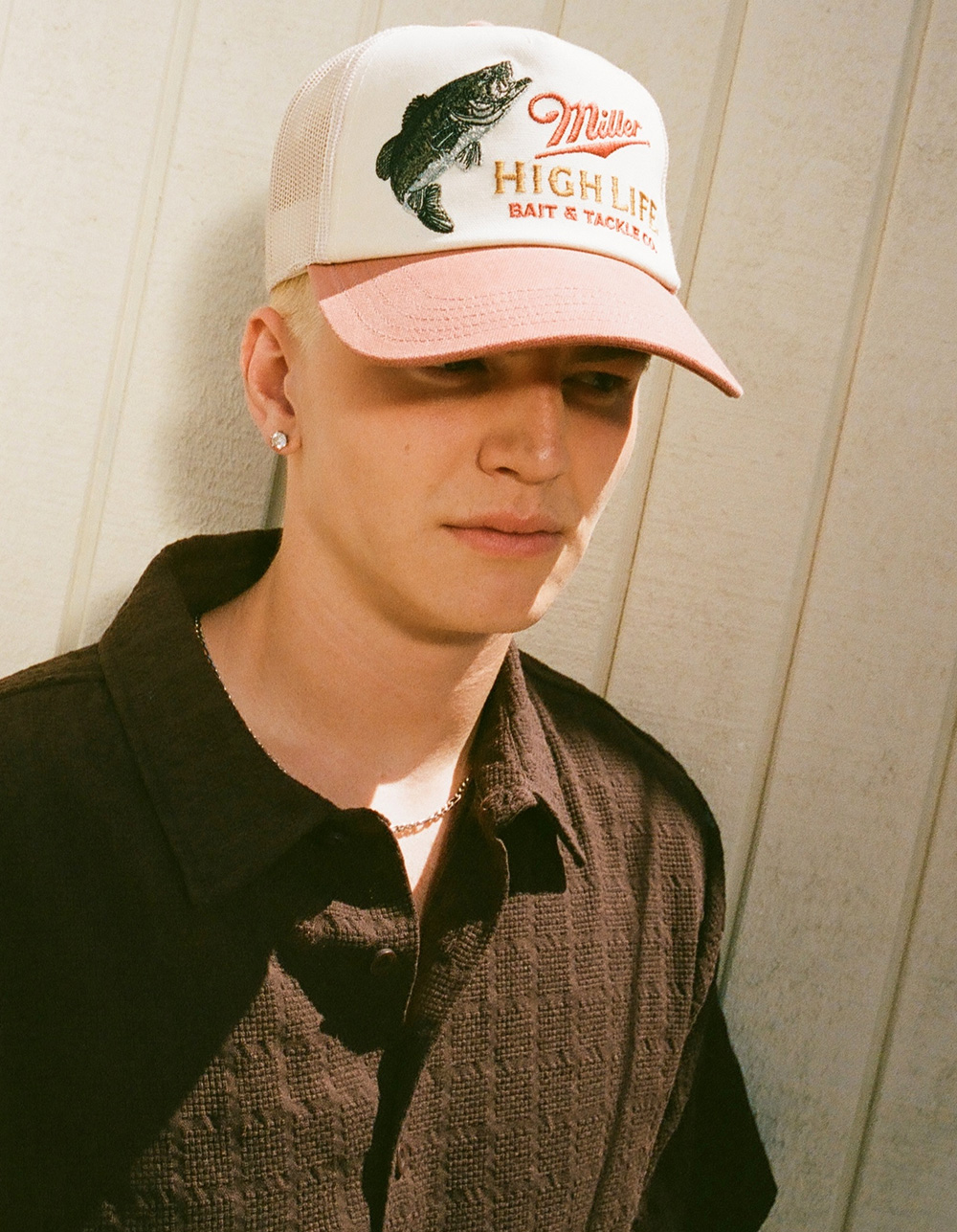 AMERICAN NEEDLE Miller High Life Trucker Hat - Cream Combo