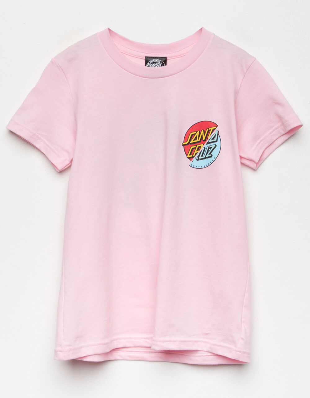 SANTA CRUZ Classic Wave Splice Girls T-Shirt - PINK | Tillys