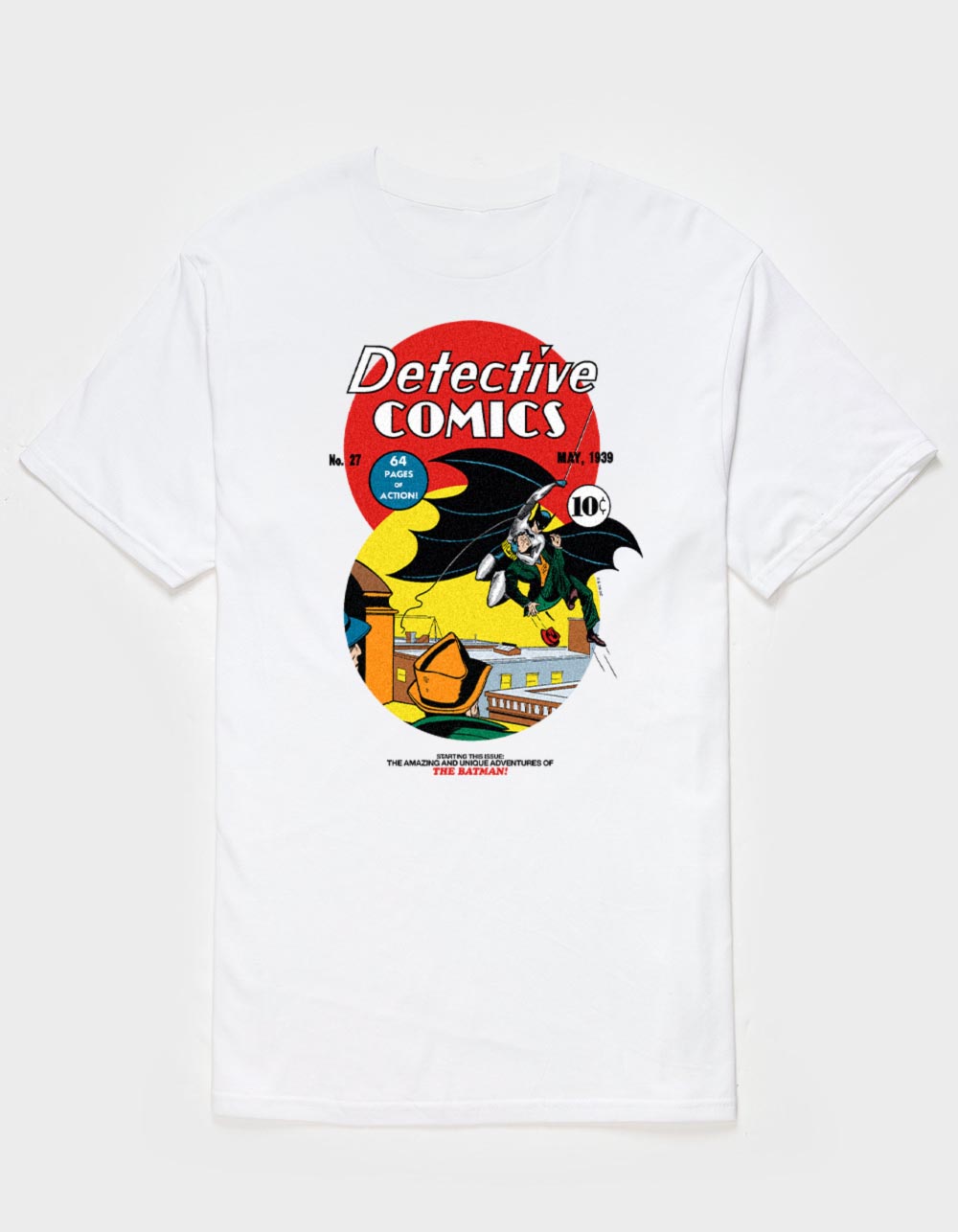 BATMAN Detective Comics Unisex Tee - WHITE