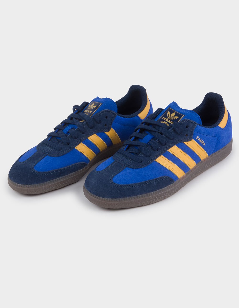 ADIDAS Samba ADV Shoes - NAVY/YELLOW