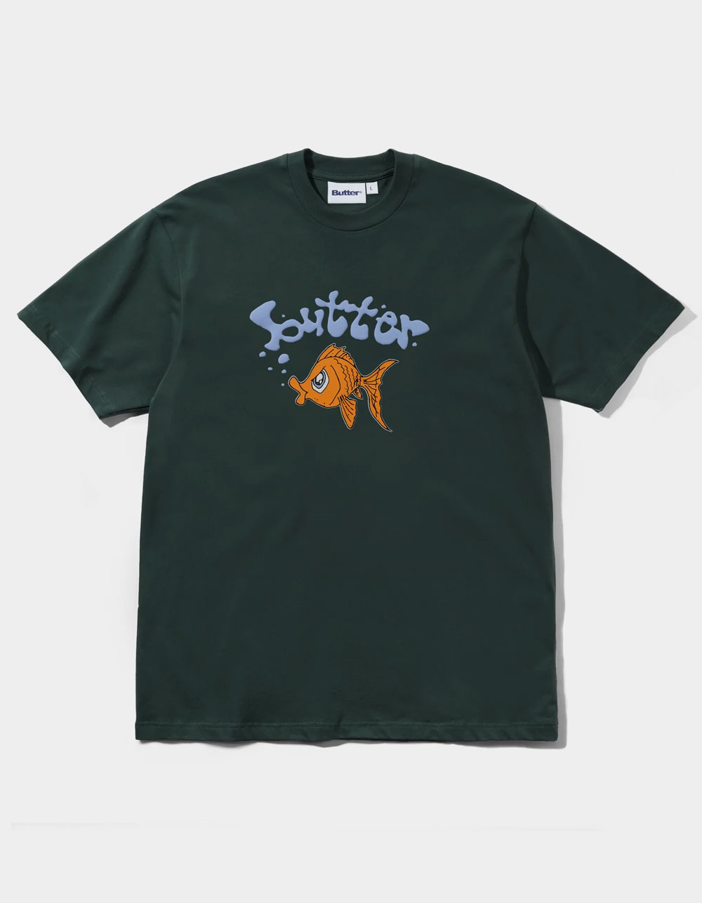 BUTTER GOODS Goldfish Mens Tee - FOREST