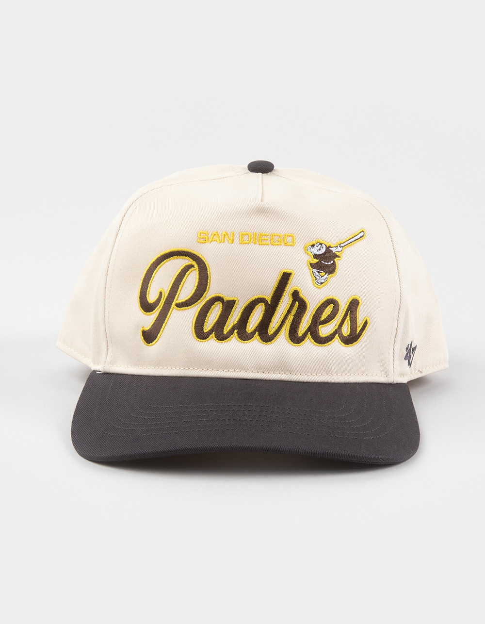 47 BRAND San Diego Padres Assemble '47 Hitch Snapback Hat - Cream Combo