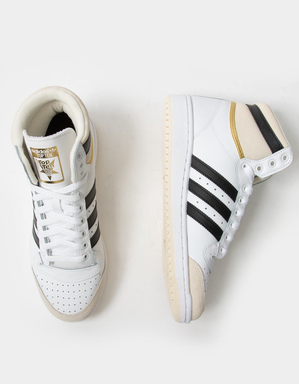 ADIDAS Top Ten Shoes WHITE COMBO Tillys