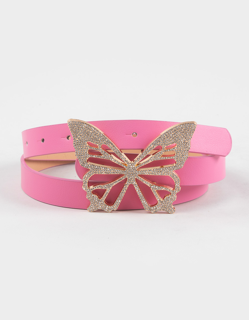 Butterfly Rhinestone Belt - PINK