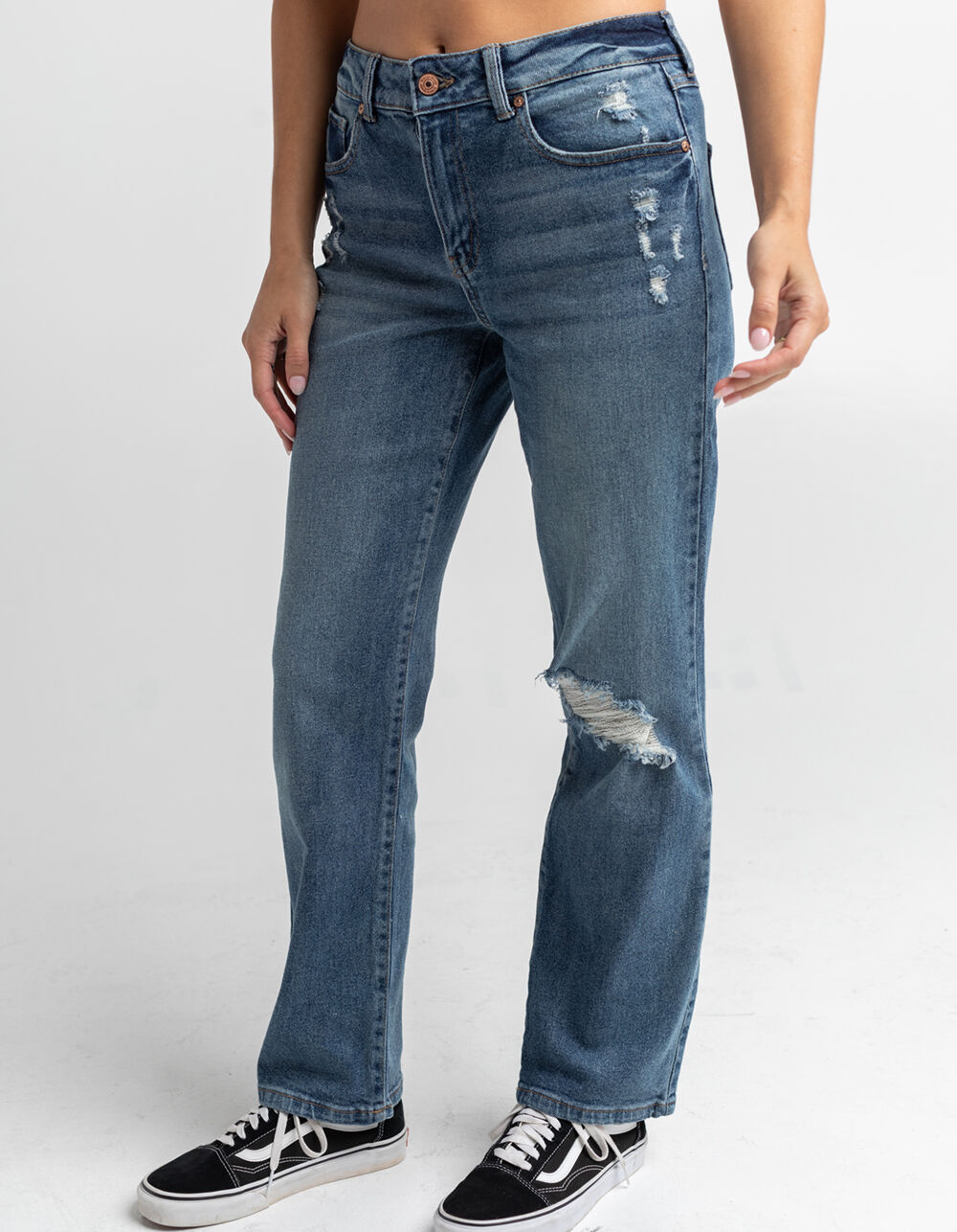 REWASH 90s Wide Leg Womens Jeans - MEDIUM WASH | Tillys