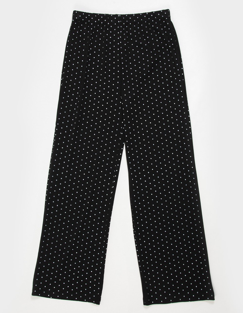 FULL TILT Polka Dot Girls Lounge Pants - BLK/WHT