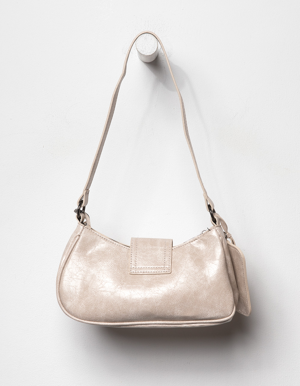 Mini Buckle Shoulder Bag - IVORY