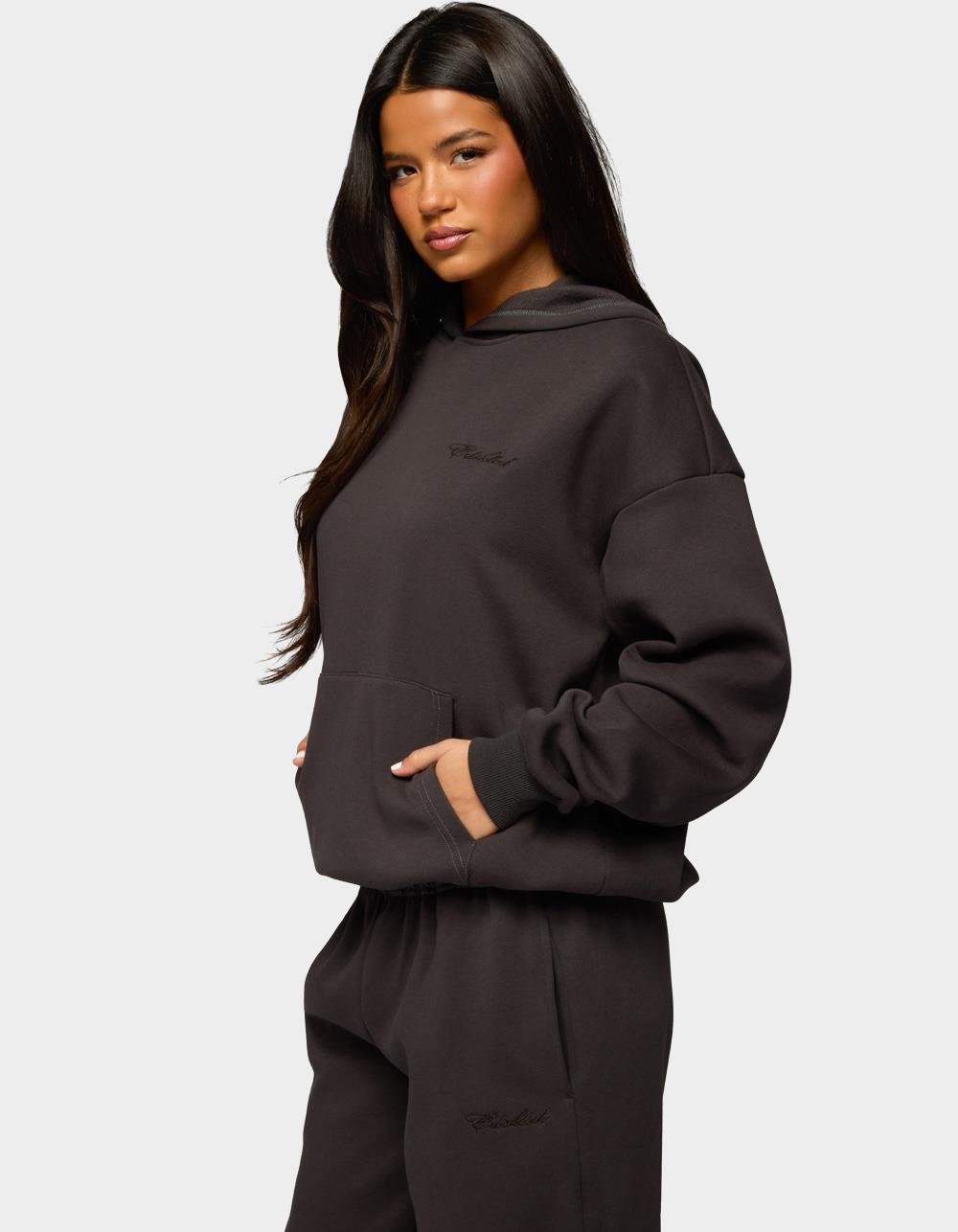 Edikted Basic Girl Oversized Hoodie