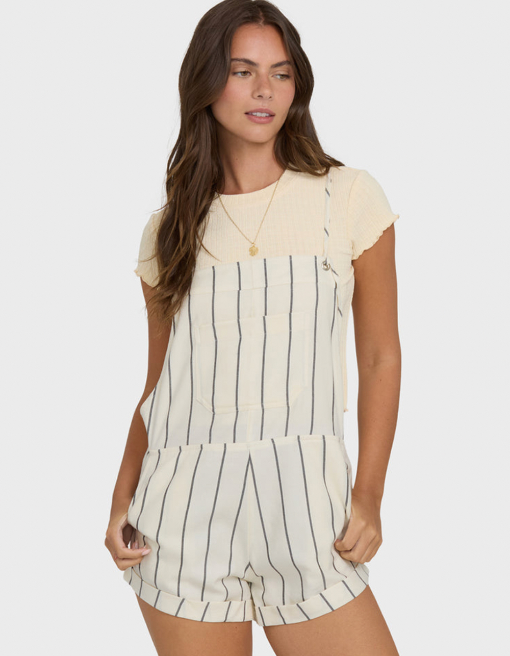 BILLABONG Wild Pursuit Womens Romper - WHITE COMBO